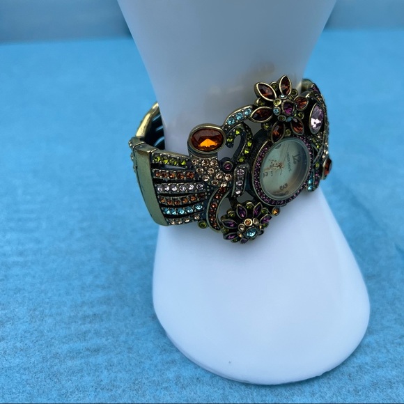 Heidi Daus Crystal Flower Garden Watch - Picture 4 of 10